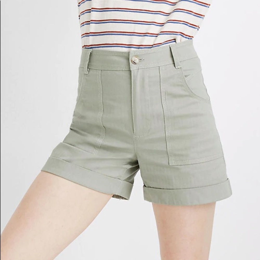 NWT Madewell High-Rise Cuffed Shorts